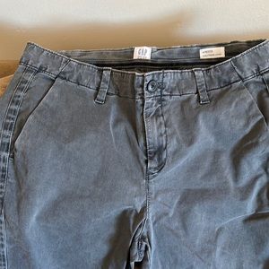 Gap Washed Out Black  Petite Chino pants